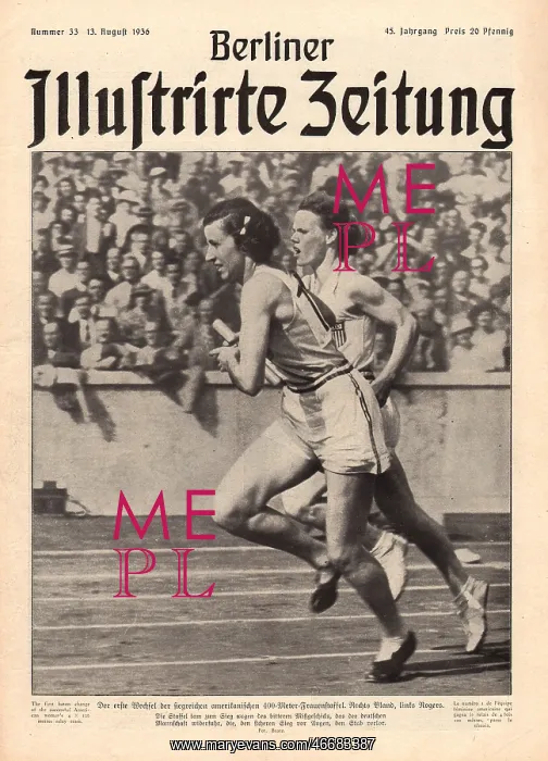 : 1936 Berlin Olympics, American relay team : 1936 Berlin Olympics, American relay team