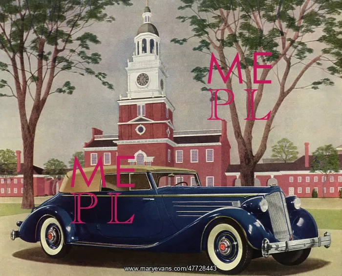  : 1936 Packard 12 Convertible Victoria