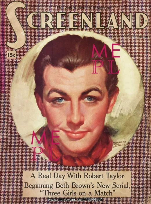 : 1936 Screenland actor Robert Taylor : 1936 Screenland actor Robert Taylor