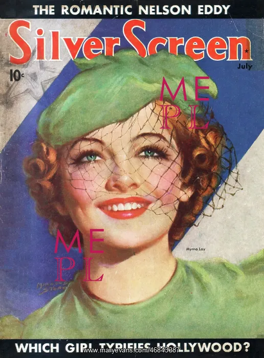  : 1936 Silver Screen actress Myrna Loy