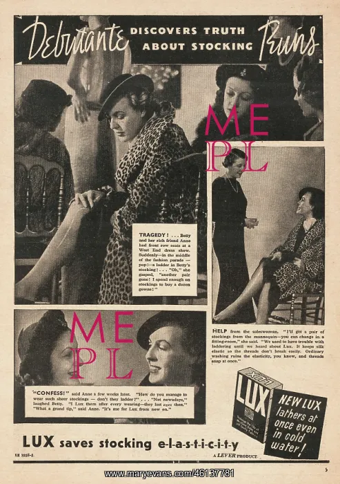  : 1936 UK Magazine Lux Advert