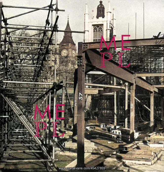 : 1937 Coronation, stands constructed in Parliament Square : 1937 Coronation, stands constructed in Parliament Square
