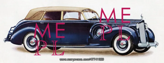  : 1938 Packard 12 Touring Cabriolet