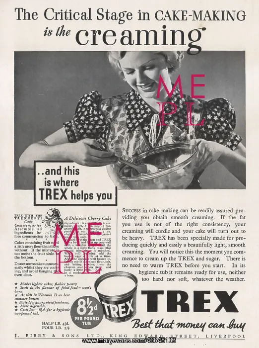 : 1938 UK Magazine Trex Advert : 1938 UK Magazine Trex Advert