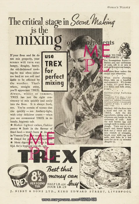 : 1938 UK Magazine Trex Advert : 1938 UK Magazine Trex Advert