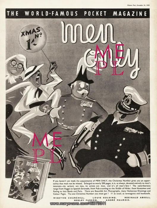 : 1938 UK Men Only Magazine Advert