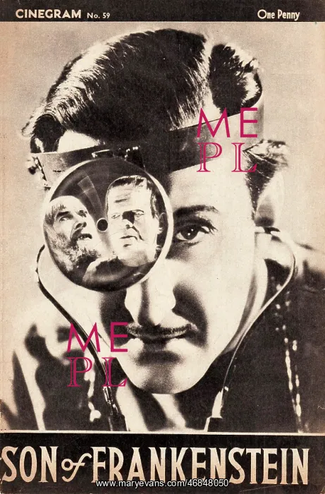 : 1939 Cinegram magazine actor Basil Rathbone : 1939 Cinegram magazine actor Basil Rathbone