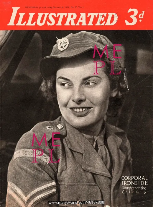 : 1939 Illustrated Corporal Elspeth Ironside : 1939 Illustrated Corporal Elspeth Ironside