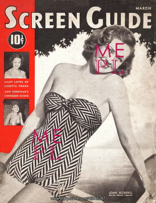 : 1939 Screen Guide actress Joan Blondell : 1939 Screen Guide actress Joan Blondell