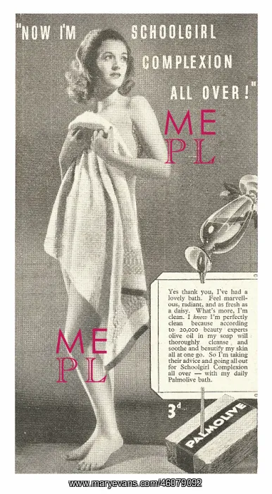 : 1939 UK Magazine Palmolive Soap Advert : 1939 UK Magazine Palmolive Soap Advert