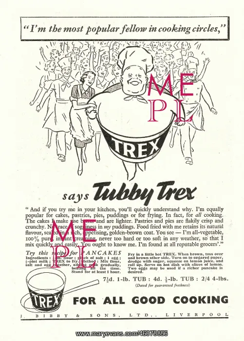 : 1939 UK Magazine Trex Advert : 1939 UK Magazine Trex Advert