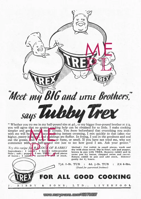: 1939 UK Magazine Trex Advert : 1939 UK Magazine Trex Advert