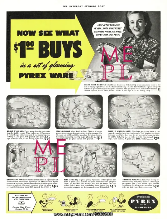  : 1939 U.S. Magazine Pyrex Advert