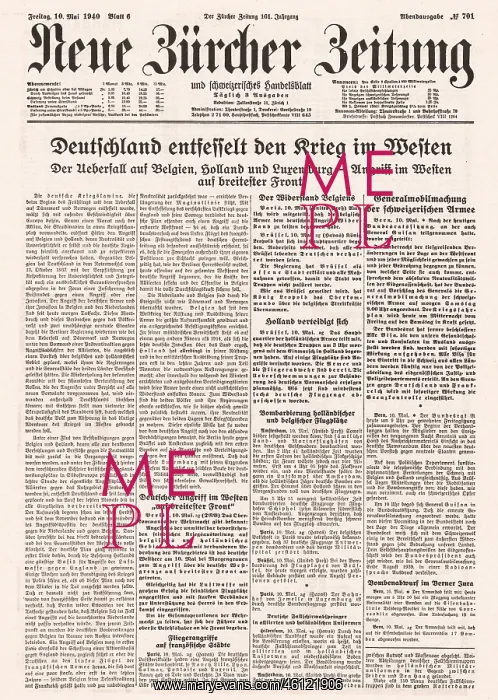 : 1940 Germany unleases war in the West : 1940 Germany unleases war in the West