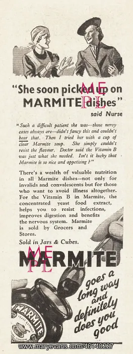 : 1940 UK Magazine Marmite Advert : 1940 UK Magazine Marmite Advert