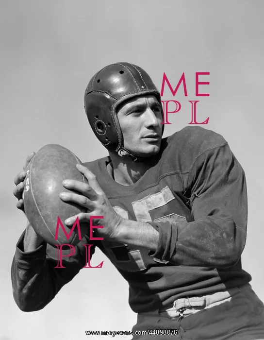  : 1940s 1950s Quarterback About