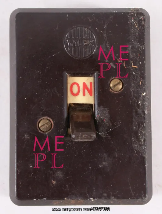 : 1940s, 50s, interior history, electric on off : 1940s, 50s, interior history, electric on off