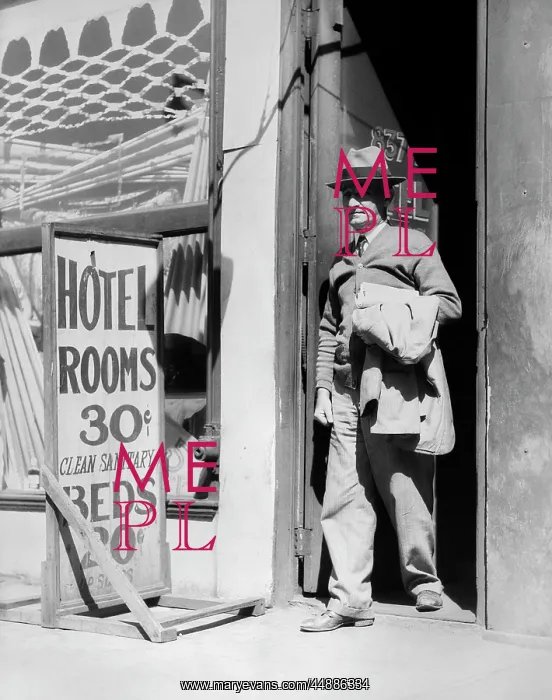 : 1940s Elderly Man Walking Out : 1940s Elderly Man Walking Out