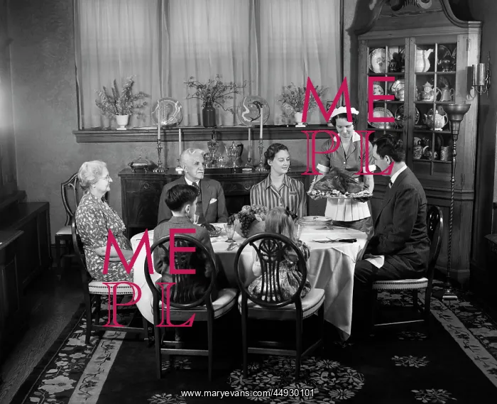: 1940s Two Generation Family In : 1940s Two Generation Family In