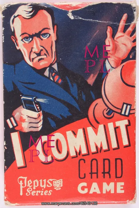 : 1940s, I commit, card game, packaging history : 1940s, I commit, card game, packaging history