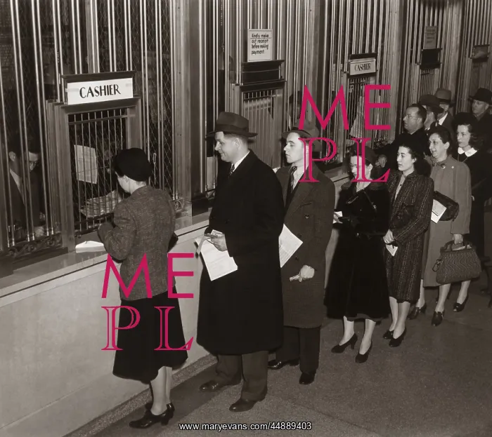 : 1940s Income Tax Payers Lined : 1940s Income Tax Payers Lined
