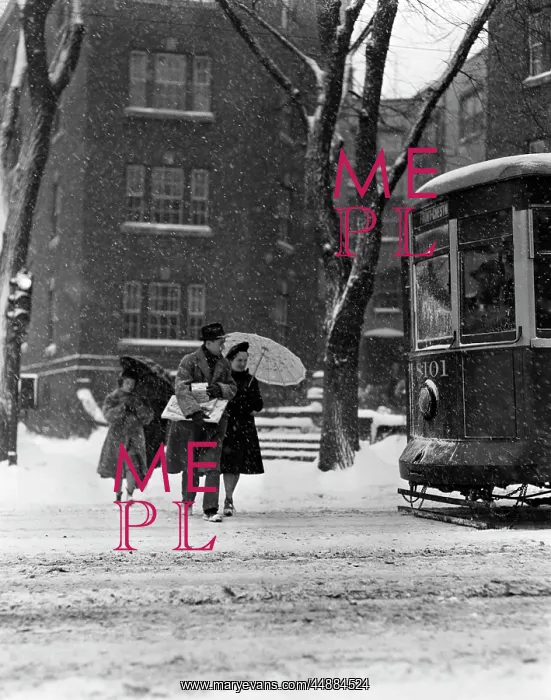 : 1940s One Man Two Women Walking : 1940s One Man Two Women Walking