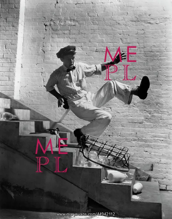  : 1940s Milkman Falling Down Stairs