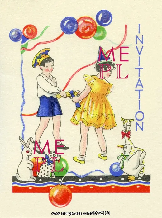 : 1940s party invitation : 1940s party invitation