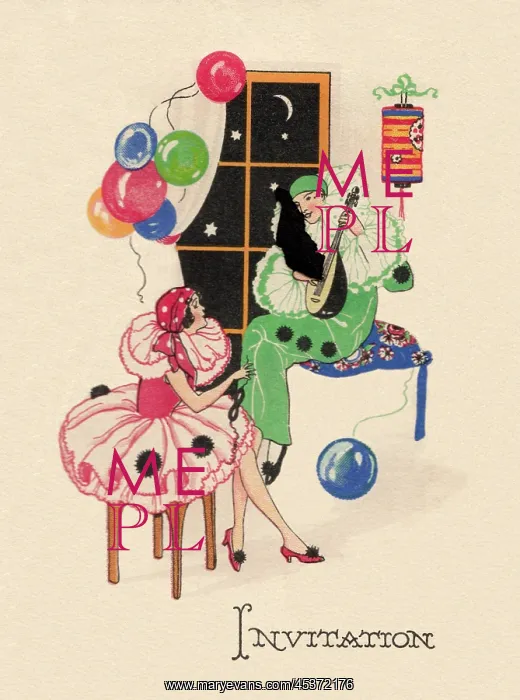 : 1940s party invitation : 1940s party invitation