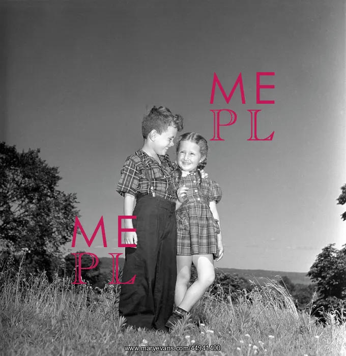 : 1940s Smiling Boy Plaid Shirt : 1940s Smiling Boy Plaid Shirt