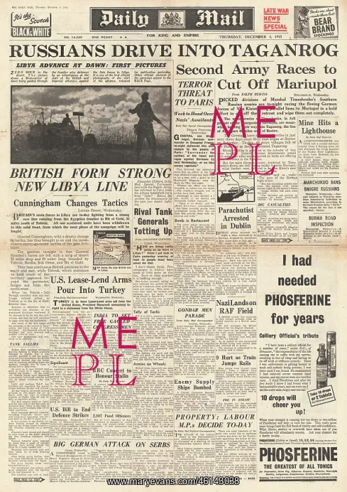 : 1941 Daily Mail Battle for Libya : 1941 Daily Mail Battle for Libya