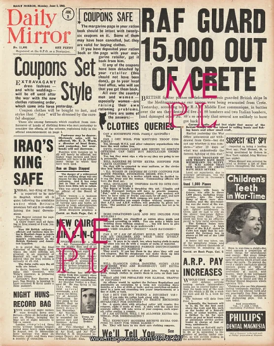 : 1941 Daily Mirror Battle for Crete : 1941 Daily Mirror Battle for Crete