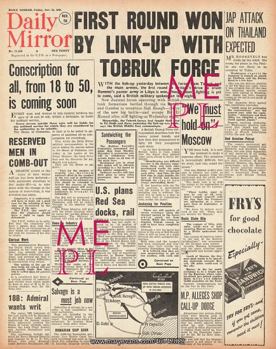 : 1941 Daily Mirror Battle for Libya : 1941 Daily Mirror Battle for Libya