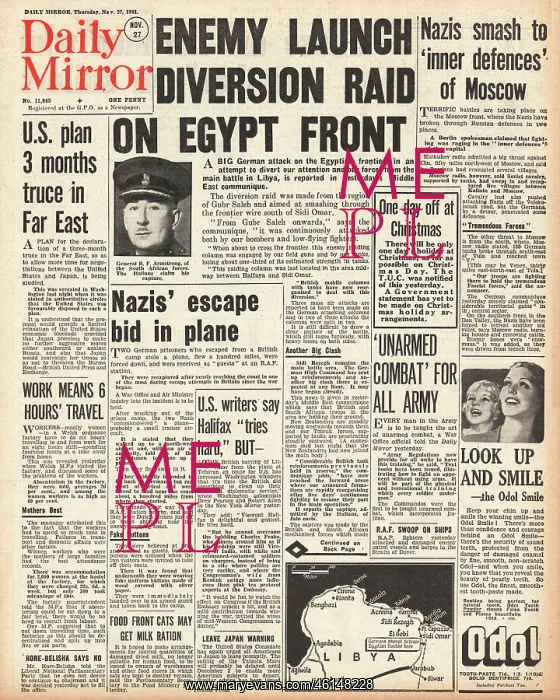 : 1941 Daily Mirror Battle for Libya : 1941 Daily Mirror Battle for Libya