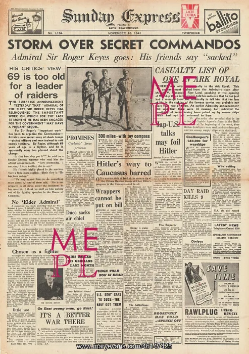 : 1941 Sunday Express Training of British Commandos : 1941 Sunday Express Training of British Commandos