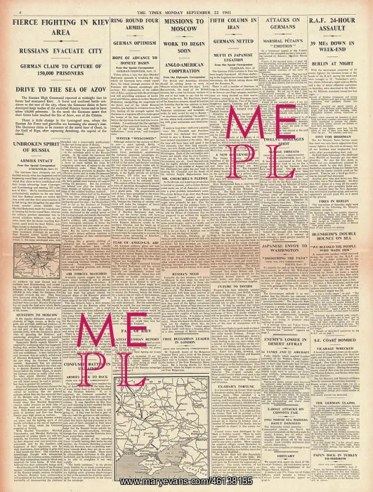 : 1941 The Times Battle for Kiev : 1941 The Times Battle for Kiev