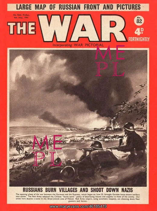 : 1941 The War magazine Retreating Red Army : 1941 The War magazine Retreating Red Army
