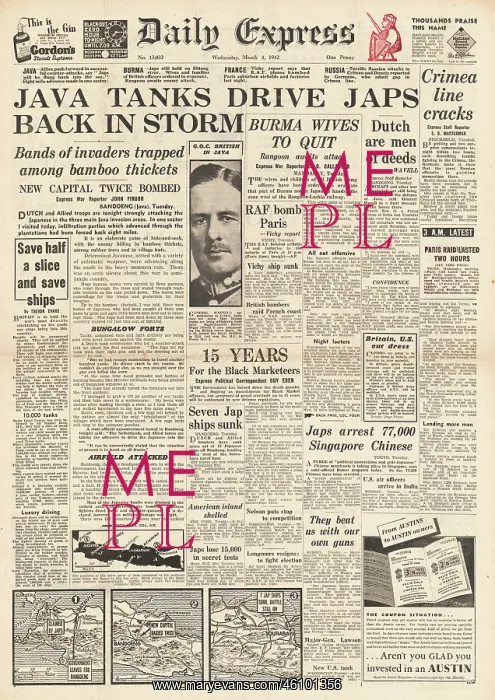 : 1942 Daily Express Battle for Java : 1942 Daily Express Battle for Java