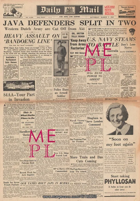 : 1942 Daily Mail Battle for Java : 1942 Daily Mail Battle for Java