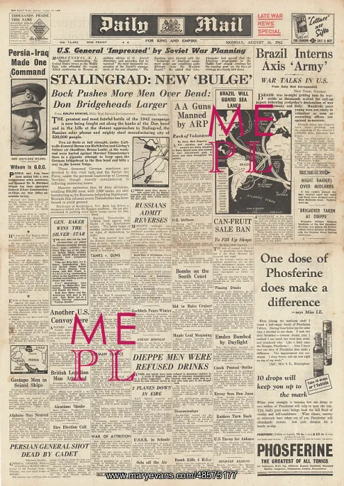 : 1942 Daily Mail Battle for Stalingrad : 1942 Daily Mail Battle for Stalingrad