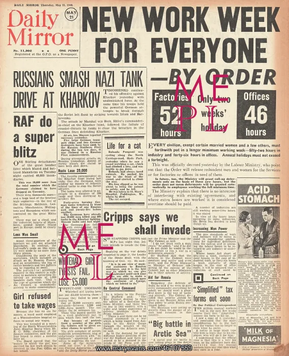 : 1942 Daily Mirror Battle for Kharkov : 1942 Daily Mirror Battle for Kharkov