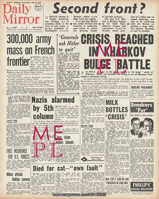 : 1942 Daily Mirror Battle for Kharkov : 1942 Daily Mirror Battle for Kharkov