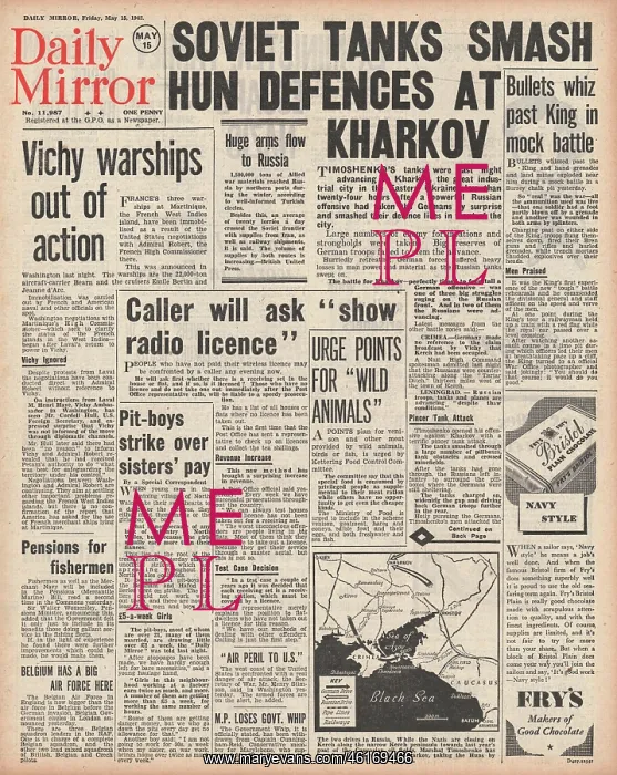 : 1942 Daily Mirror Battle for Kharkov : 1942 Daily Mirror Battle for Kharkov