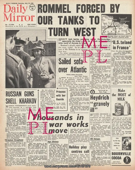 : 1942 Daily Mirror Battle for Libya and Kharkov : 1942 Daily Mirror Battle for Libya and Kharkov