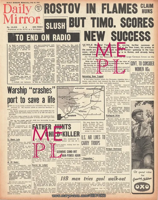 : 1942 Daily Mirror Battle for Rostov : 1942 Daily Mirror Battle for Rostov