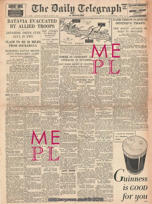 : 1942 Daily Telegraph Battle for Java : 1942 Daily Telegraph Battle for Java