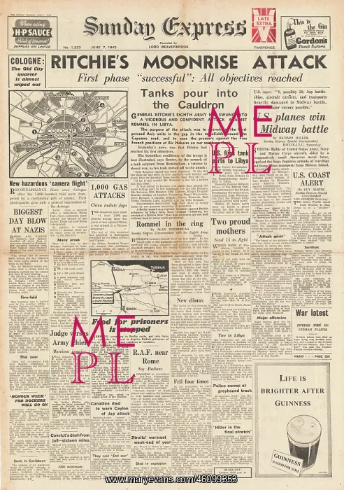 : 1942 Sunday Express Battle for Libya : 1942 Sunday Express Battle for Libya
