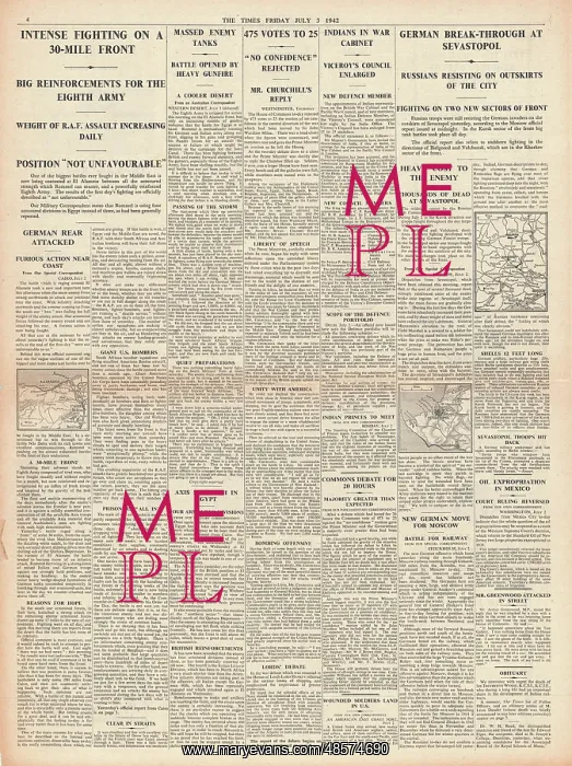 : 1942 The Times Battle for Egypt and Crimea : 1942 The Times Battle for Egypt and Crimea