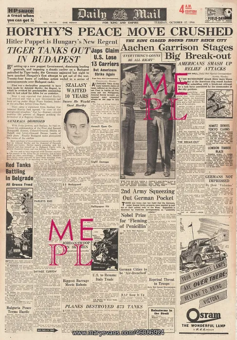 : 1944 Daily Mail Battle for Budapest : 1944 Daily Mail Battle for Budapest