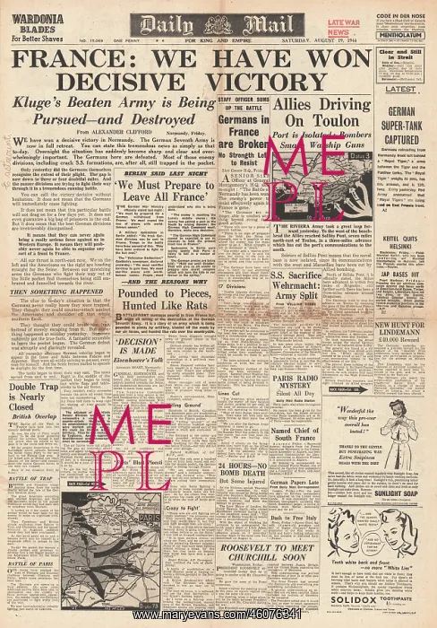  : 1944 Daily Mail Battle for Normandy
